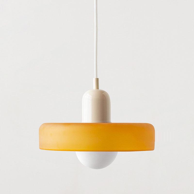 Italian Retro Pendant Light | Glass & Metal - JUGLANA