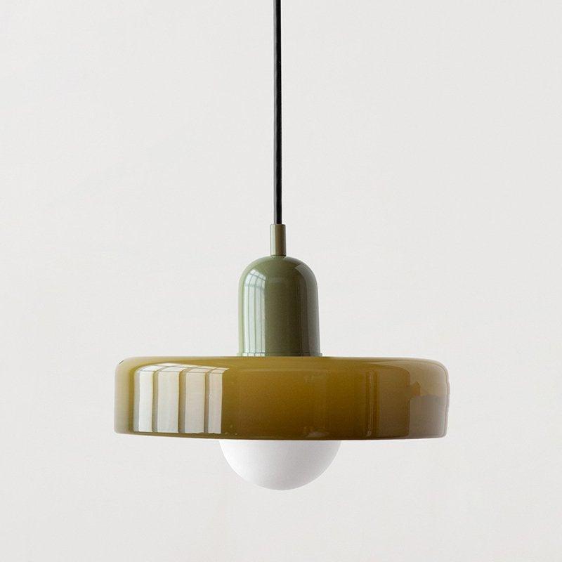 Italian Retro Pendant Light | Glass & Metal - JUGLANA